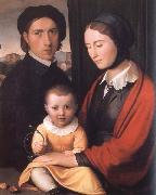 Friedrich overbeck The Artist with his Family Norge oil painting reproduction